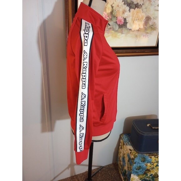 Kappa Classic Ribbon Sleeve Full-Zip Track Jacket Slim Fit Small - Picture 5 of 9